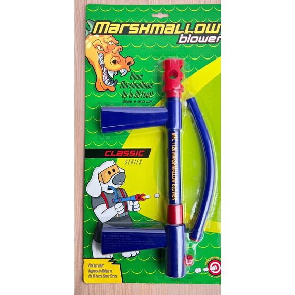 Marshmallow Blower Shooter Blows Shoots Up To 20 Feet Indoor Fun Toy New SEALED - Picture 3 of 4